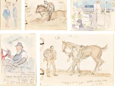 View full screen - View 1 of Lot 10. JACK BUTLER YEATS, R.H.A. | FIVE SKETCHBOOKS.