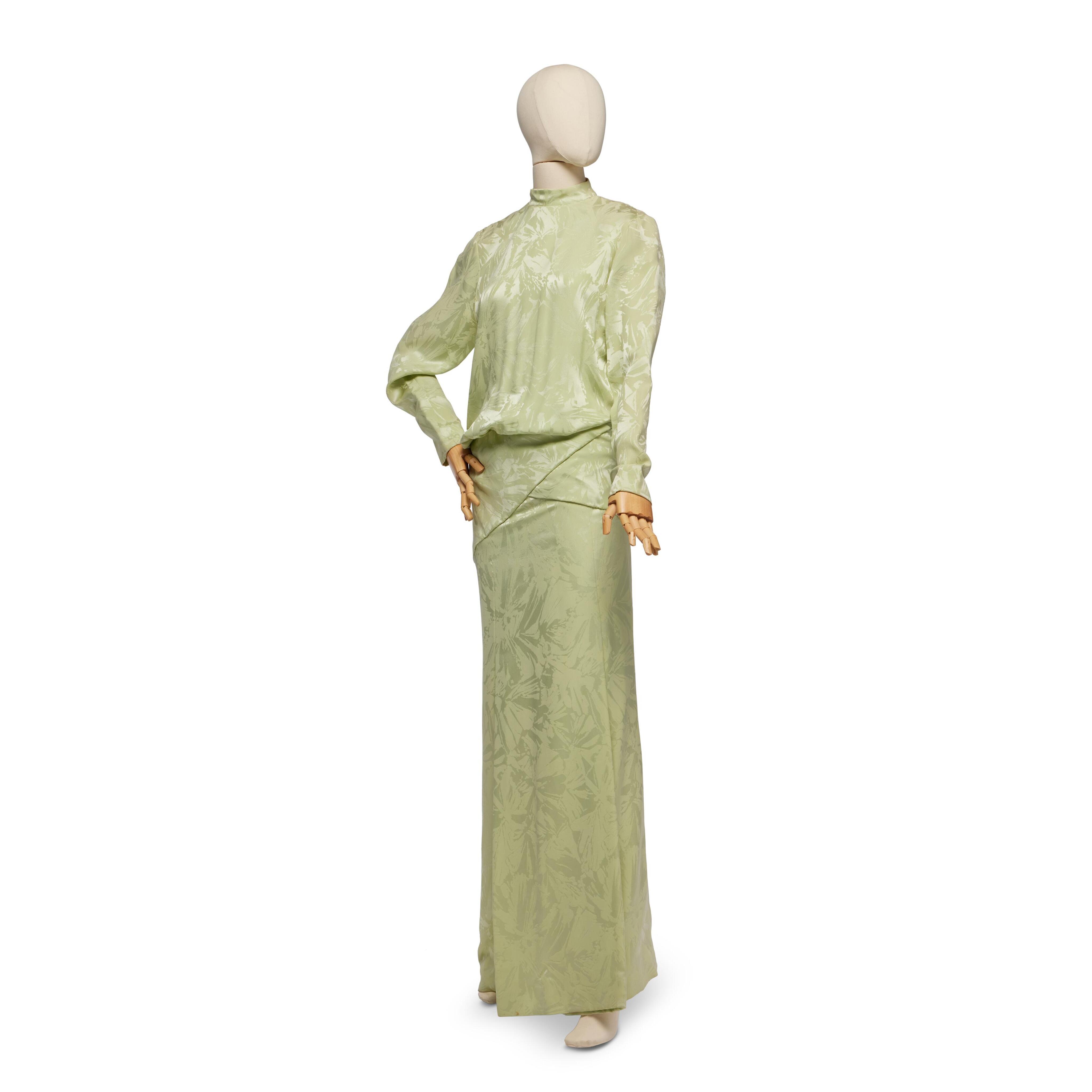 christian dior green dress Green
