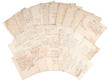 View full screen - View 1 of Lot 197. Financial History | Collection of 14 exceptionally early cheques, with other documents, 1660-65.