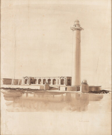 View full screen - View 1 of Lot 1098. Planier Lighthouse | Phare Planier.