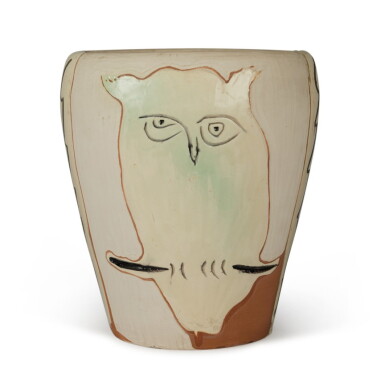 View full screen - View 1 of Lot 43. Visage et hibou (A. R. 407).