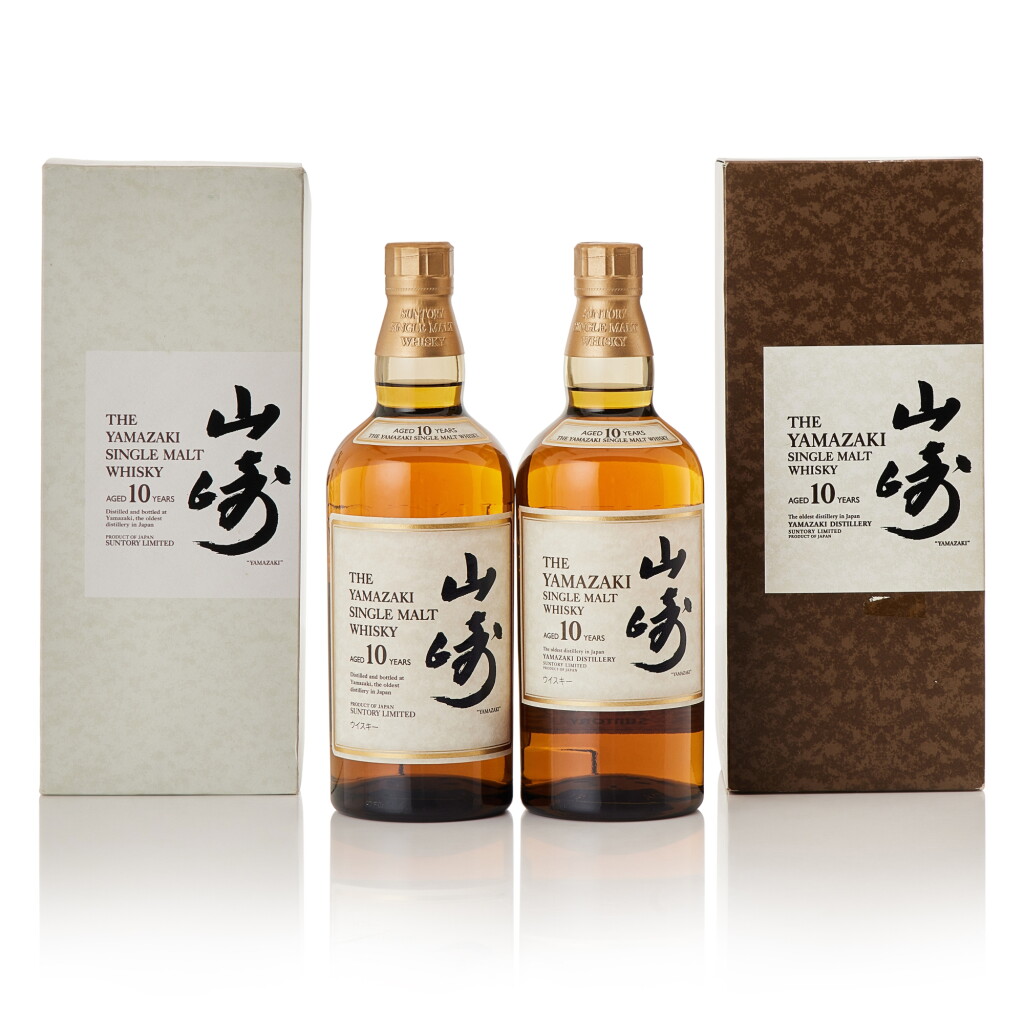 View full screen - View 1 of Lot 366. 山崎 The Yamazaki 10 Year Old 40.0 abv NV (2 BT70).