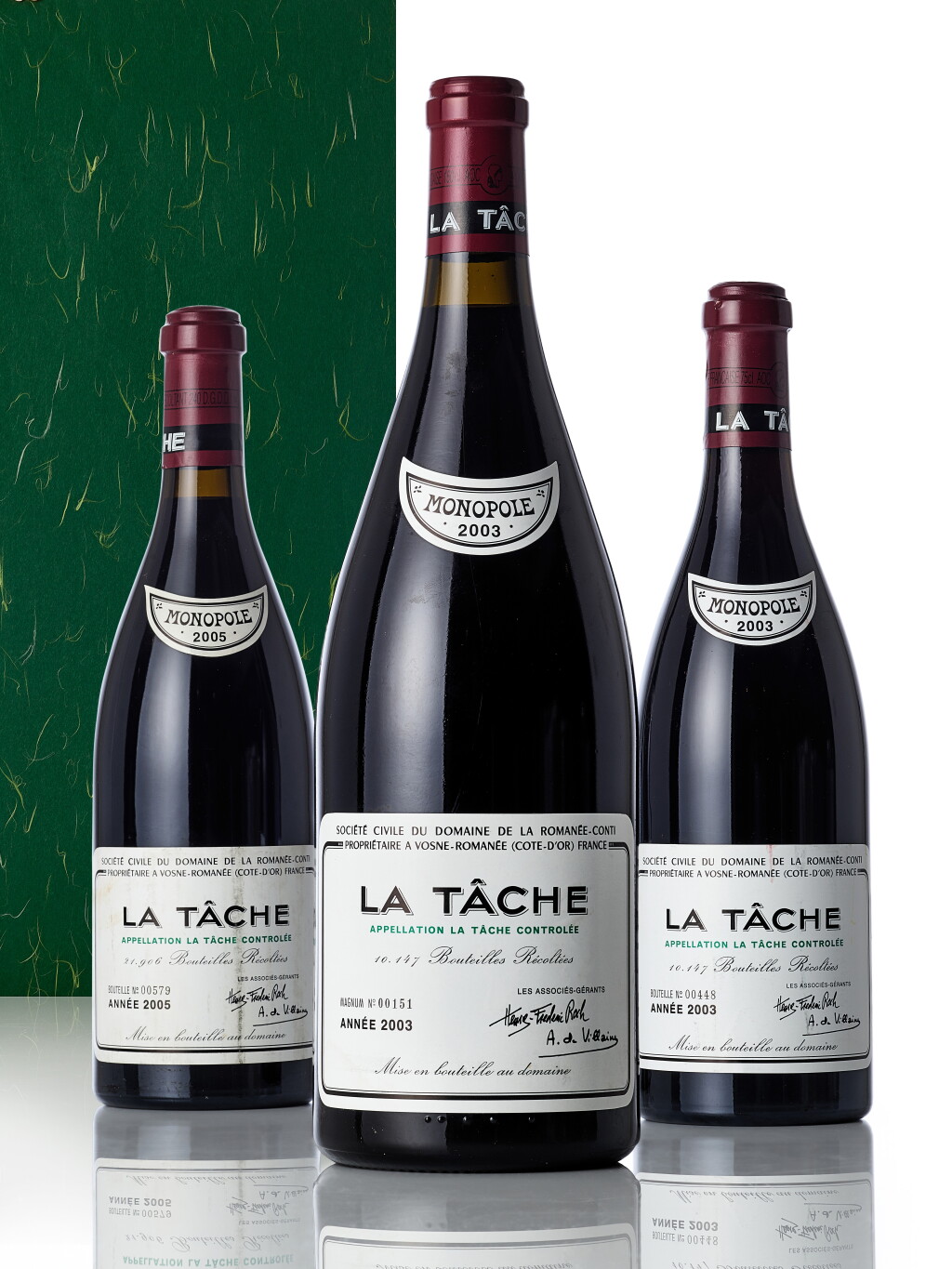 View full screen - View 1 of Lot 7054. La Tâche 2003 Domaine de la Romanée-Conti (1 MAG).