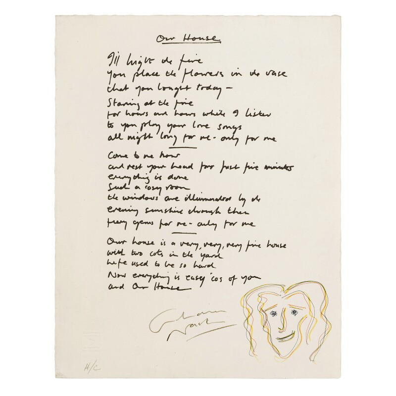 Graham Nash Vintage Our House Song Lyrics Available For Immediate Sale graham-nash-vintage-our-house-song-lyrics-available-for-immediate-sale