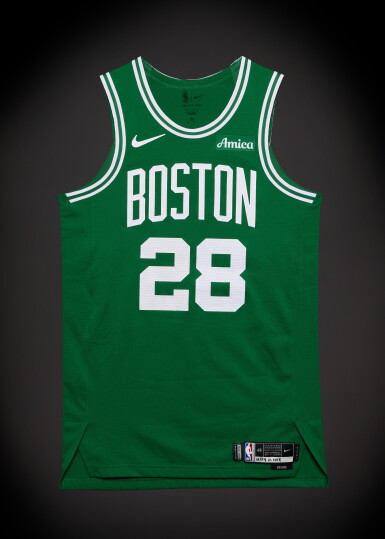 View full screen - View 1 of Lot 13. Hugo González ‘Rookie Debut’ Boston Celtics 2025-2026 Game Worn Icon Edition Jersey.