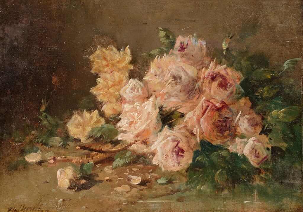 19th Roses Henry Schouten | Still Life with Roses | 19th-Century Works of Art: