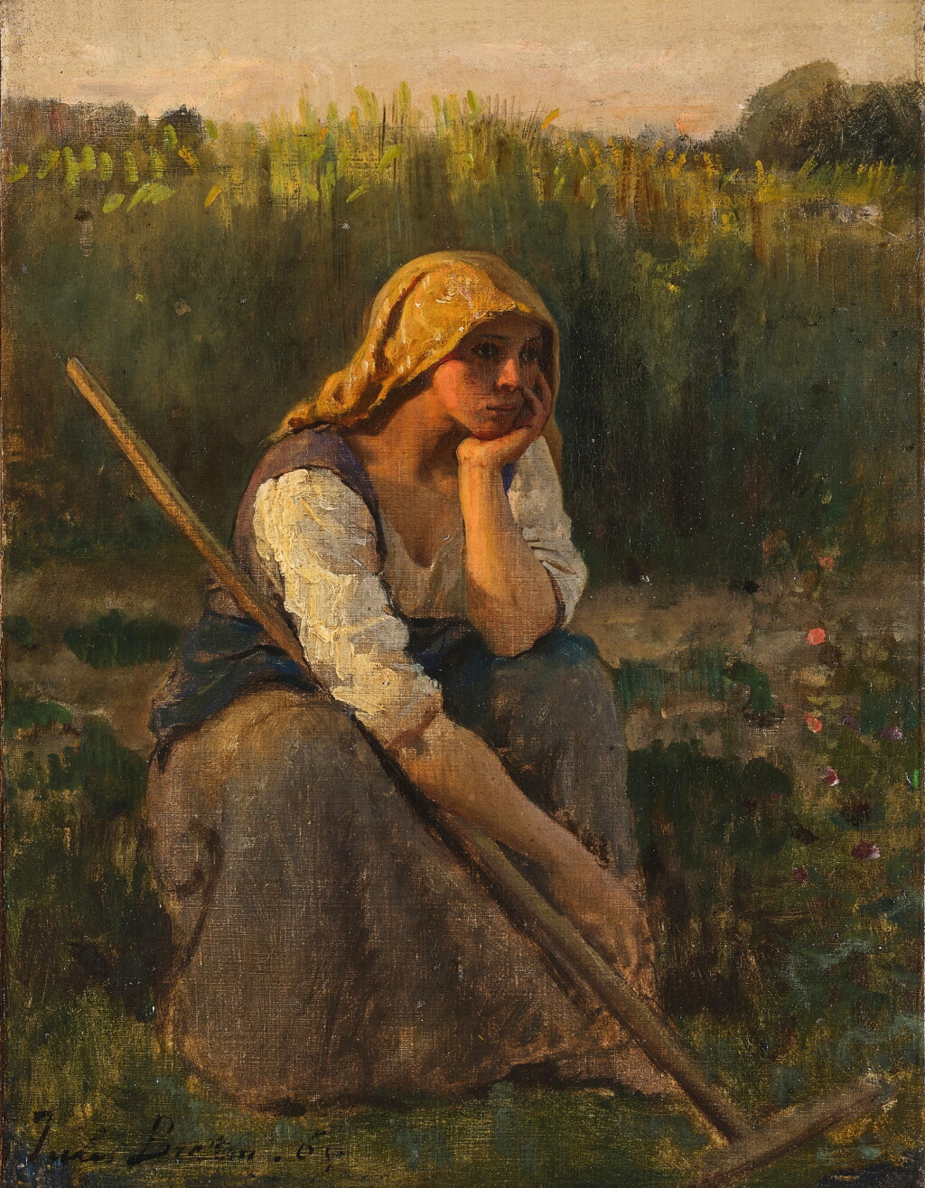 View full screen - View 1 of Lot 816. Pensive Thoughts.