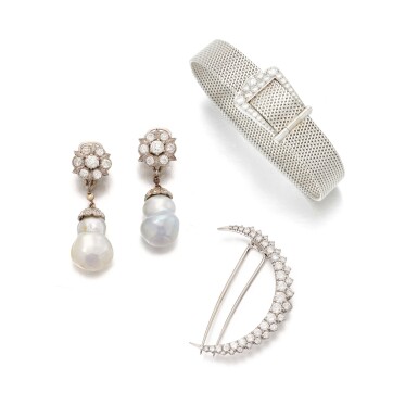 View full screen - View 1 of Lot 58. Collection of jewels (Collezione di gioielli).