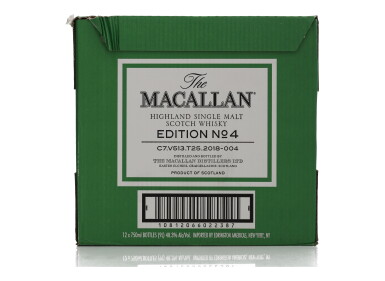 View full screen - View 1 of Lot 28. The Macallan Edition No.4 48.4 abv NV (12 BT 75cl).