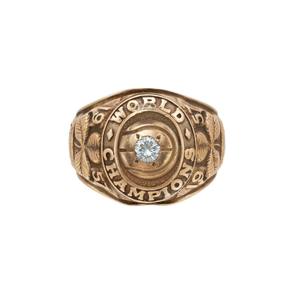 View full screen - View 1 of Lot 48. Bob Cousy Boston Celtics 1957 NBA Championship Ring | Celtics First Championship.