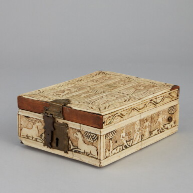 View full screen - View 1 of Lot 509. Games Box with Court Scenes.