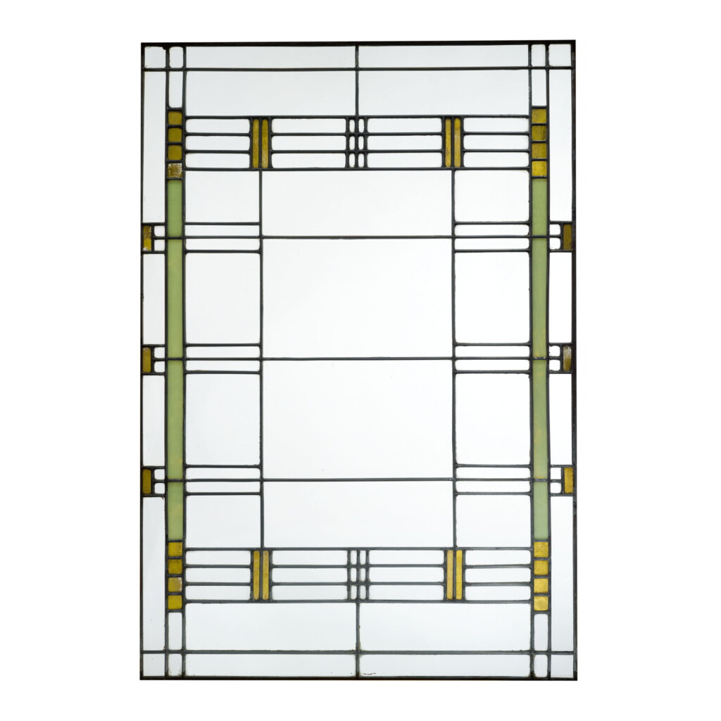 View full screen - View 1 of Lot 81. FRANK LLOYD WRIGHT | WINDOW FROM THE ARTHUR B. HEURTLEY HOUSE, OAK PARK, ILLINOIS.