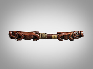 View full screen - View 1 of Lot 42. Tsimshian Shaman's Implement.