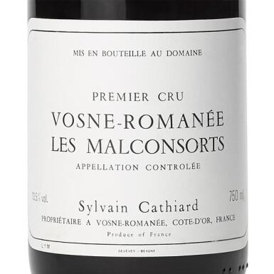 View full screen - View 1 of Lot 76. Vosne Romanée, Aux Malconsorts 1999 Sylvain Cathiard (6 BT).