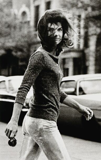 View full screen - View 1 of Lot 131. Windblown Jackie, New York, 1971.
