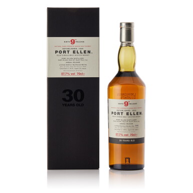 View full screen - View 1 of Lot 9244. Port Ellen 9th Annual Release 30 Year Old 57.7 abv 1979 (1 BT70).
