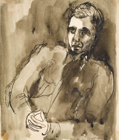 View full screen - View 1 of Lot 228. KEITH VAUGHAN | PORTRAIT OF A SOLDIER.