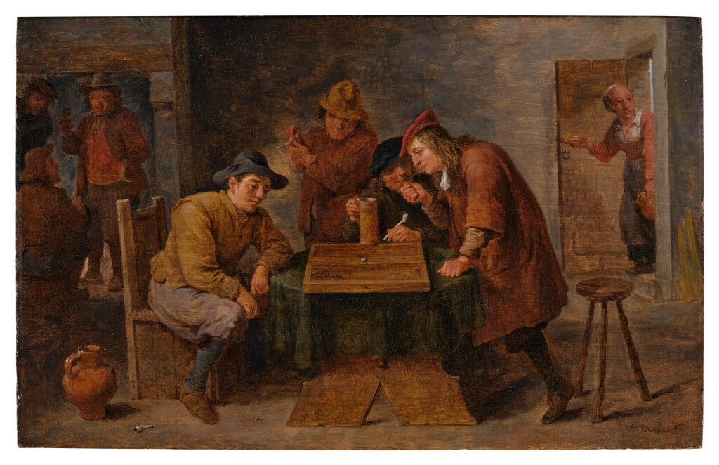 Voir en plein écran - Voir 1 du lot 13. Tric-Trac Players in a Tavern.