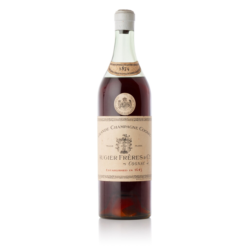 View full screen - View 1 of Lot 6659. Augier Frères Grande Champagne Cognac 1875 (1 BT70).
