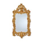 A George II Style Giltwood Mirror, probably late 19th Century