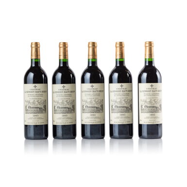View full screen - View 1 of Lot 447. Château La Mission Haut-Brion 1995 (5 BT).
