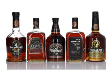 View full screen - View 1 of Lot 172. The Bourbon Heritage Collection NV (5 Bottles 75cl).