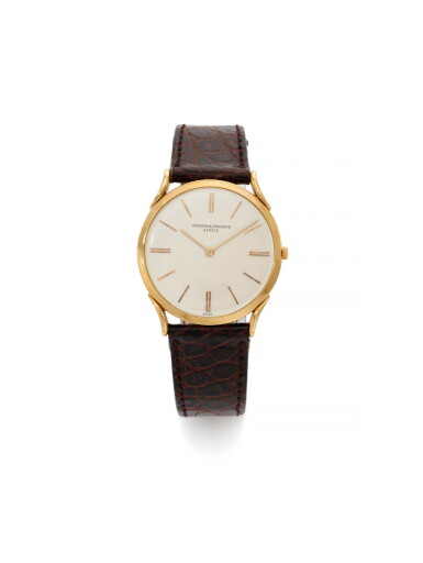 View full screen - View 1 of Lot 59. YELLOW GOLD WRISTWATCH, REFERENCE 4961 (OROLOGIO DA POLSO IN ORO GIALLO) CIRCA 1956 | VACHERON CONSTANTIN.