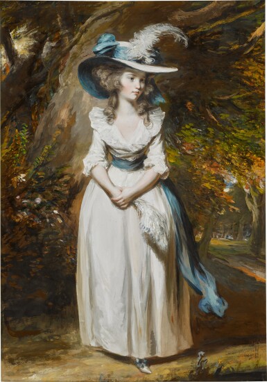 View full screen - View 1 of Lot 54. Portrait of Mary Whitbread, later Lady Grey (1770-1858), aged thirteen.