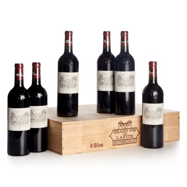 View full screen - View 1 of Lot 596. Château Lafite 2015 (6 BT).