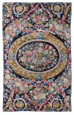 Fragment de tapis de la Savonnerie en laine au point noué, vers 1650