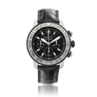 View full screen - View 1 of Lot 8142. Air Command Concept 2000 | A stainless steel flyback chronograph wristwatch with date, Circa 2000 | 寶珀 | Air Command Concept 2000 | 精鋼飛返計時腕錶,備日期顯示,約2000年製.