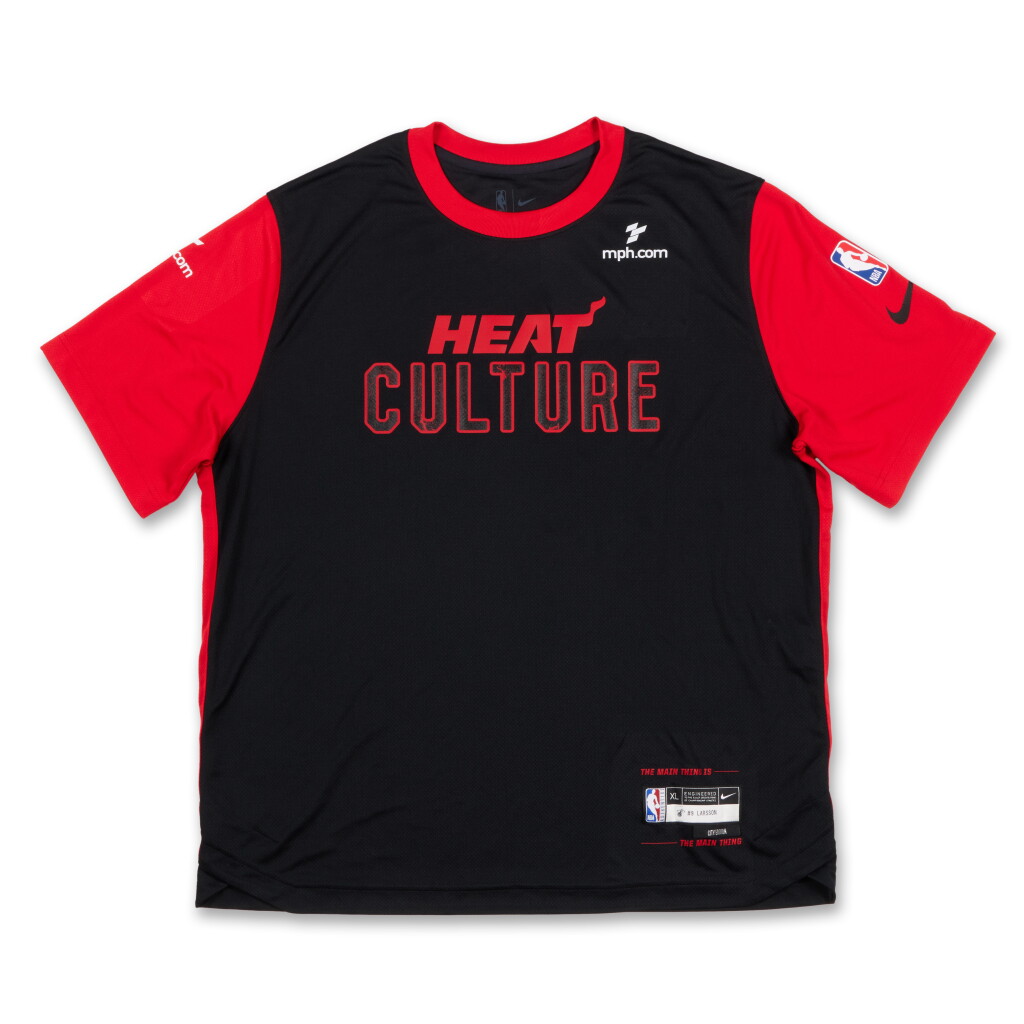 View full screen - View 1 of Lot 97. Pelle Larsson Miami Heat 2024-2025 City Edition Warmup Set | Probable Wear.