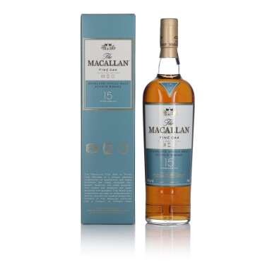 View full screen - View 1 of Lot 16. The Macallan Fine Oak 15 Year Old 43.0 abv NV (1 BT 75cl).