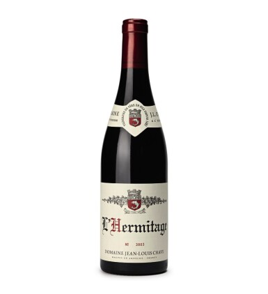 View full screen - View 1 of Lot 1354. Hermitage Rouge 2007 Jean-Louis Chave (12 BT).