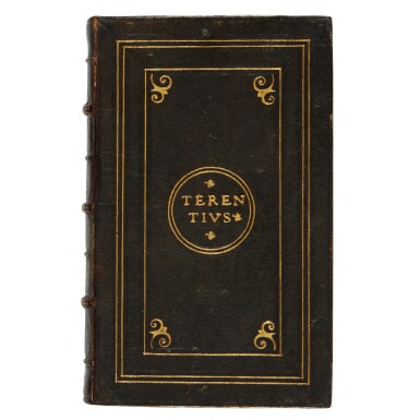 View full screen - View 1 of Lot 1480. Terentius, Comoediae, Venice: Heirs of Aldo Manuzio & Andrea Torresano, June 1521, Italian black goatskin (Ferrara?, or more likely Padua), 1530s.