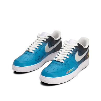 View full screen - View 1 of Lot 152. Jamahl Mosley Orlando Magic 2024-2025 Game Worn and Signed Custom Air Force 1s | To The Max Foundation.