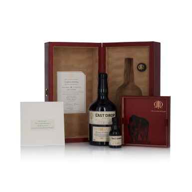 View full screen - View 1 of Lot 444. The Last Drop Buffalo Trace Bourbon 45.0 abv 1980 (1 BT 70cl.