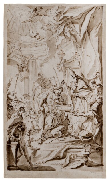 View full screen - View 1 of Lot 59. The Baptism of Constantine.