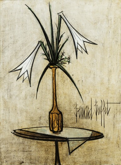 View full screen - View 1 of Lot 201. Lys dans un vase de Gallé.