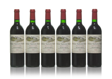 View full screen - View 1 of Lot 599. Château Troplong Mondot 1990 (6 BT).