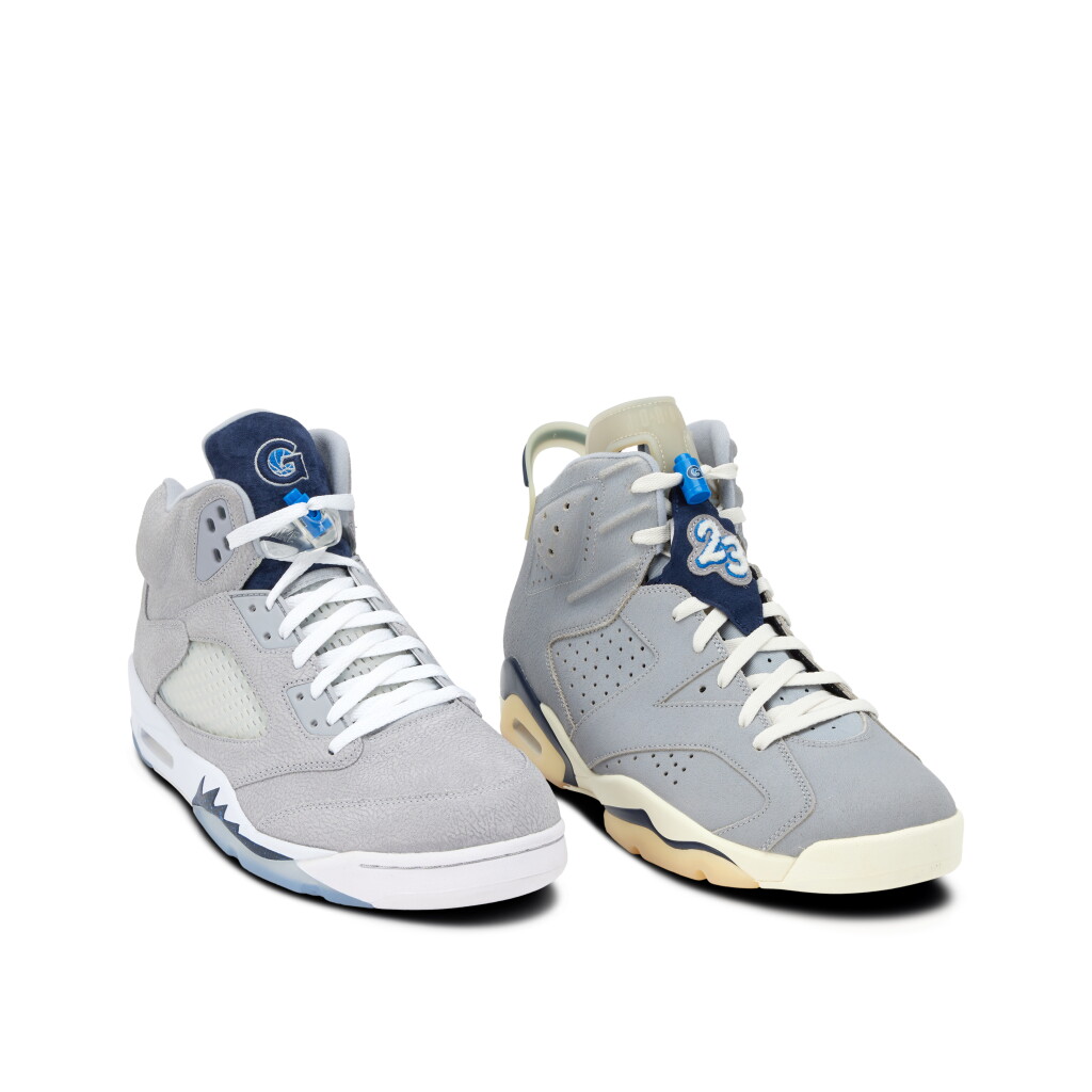 Voir en plein écran - Voir 1 du lot 29. Set of Two | Nike Air Jordan 'Georgetown University' Player Exclusive Samples | Size 13.