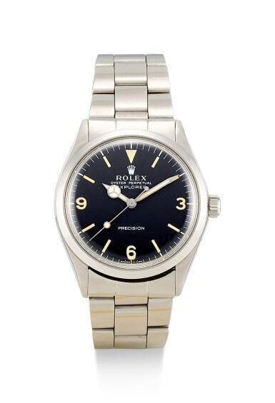 View full screen - View 1 of Lot 8086. ROLEX | EXPLORER, REFERENCE 5500, A STAINLESS STEEL WRISTWATCH WITH BRACELET, CIRCA 1971.