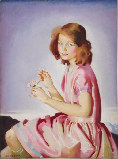 View full screen - View 1 of Lot 7. Portrait of Dorothy Thompson as a Child (The Wild Rose).