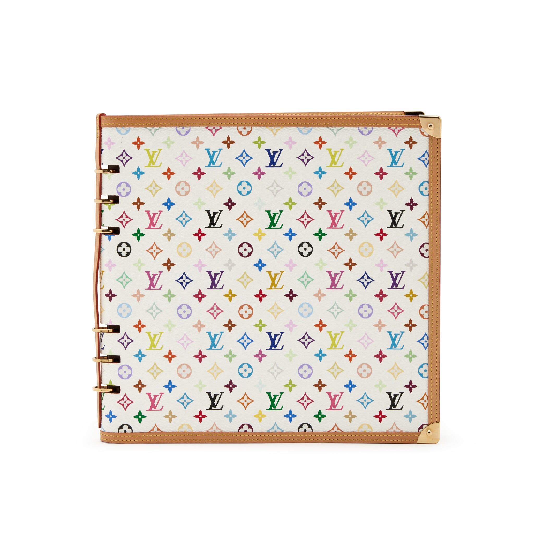 Louis Vuitton Takashi Murakami White Monogram Multicolore Coated