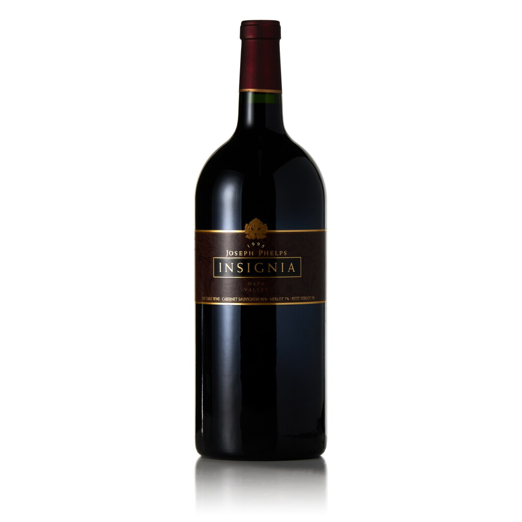 View full screen - View 1 of Lot 483. Joseph Phelps Vineyards, Cabernet Sauvignon, Insignia 1995 (1 DM).