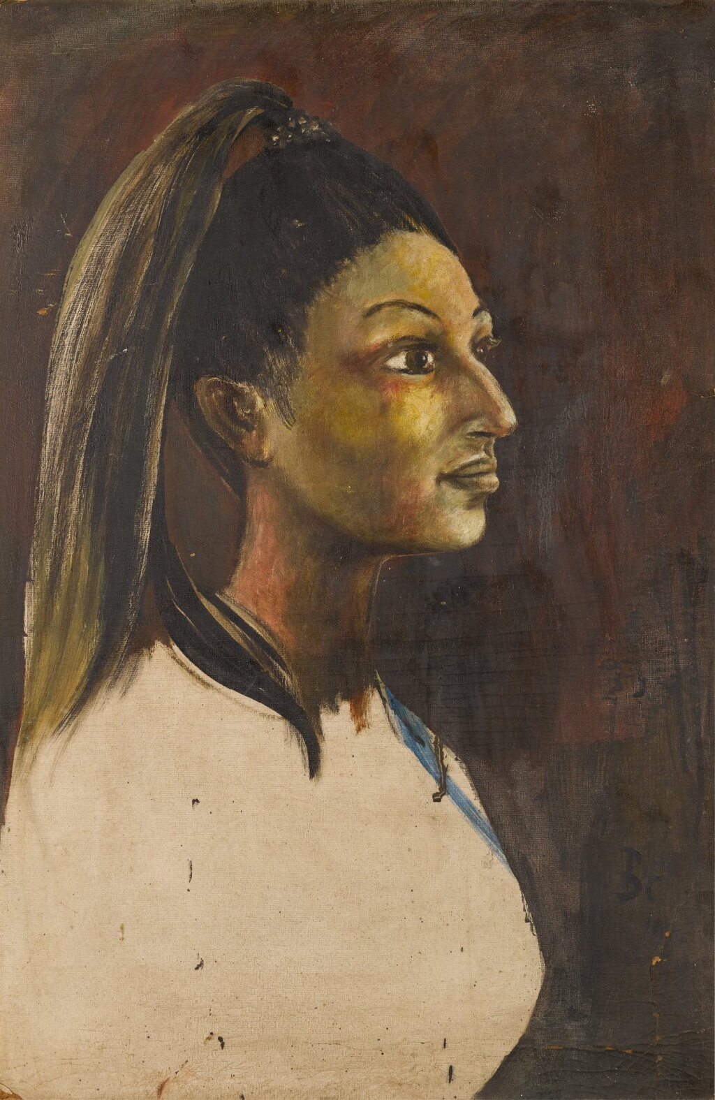View full screen - View 1 of Lot 19. Portrait of a young lady.