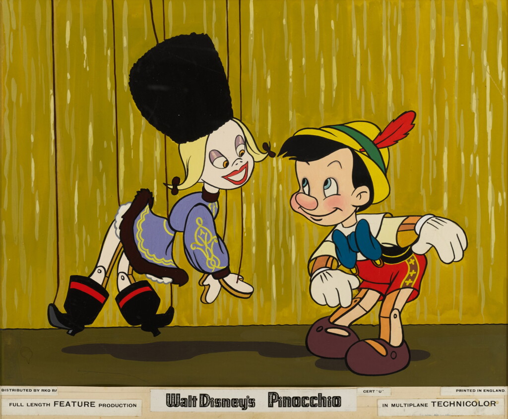 View full screen - View 1 of Lot 111. Pinocchio (1940), original artwork, gouache on artboard and mixed media, British.