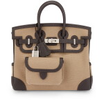 Limited Edition Bai Brun Swift and Mousse Toile Goeland Cargo Birkin 25 Palladium Hardware, 2025