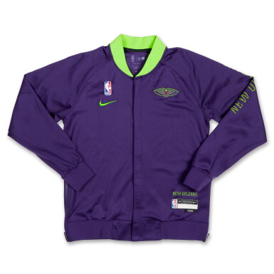 View full screen - View 1 of Lot 258. Jose Alvarado New Orleans Pelicans 2024-2025 City Edition Warmup Jacket.