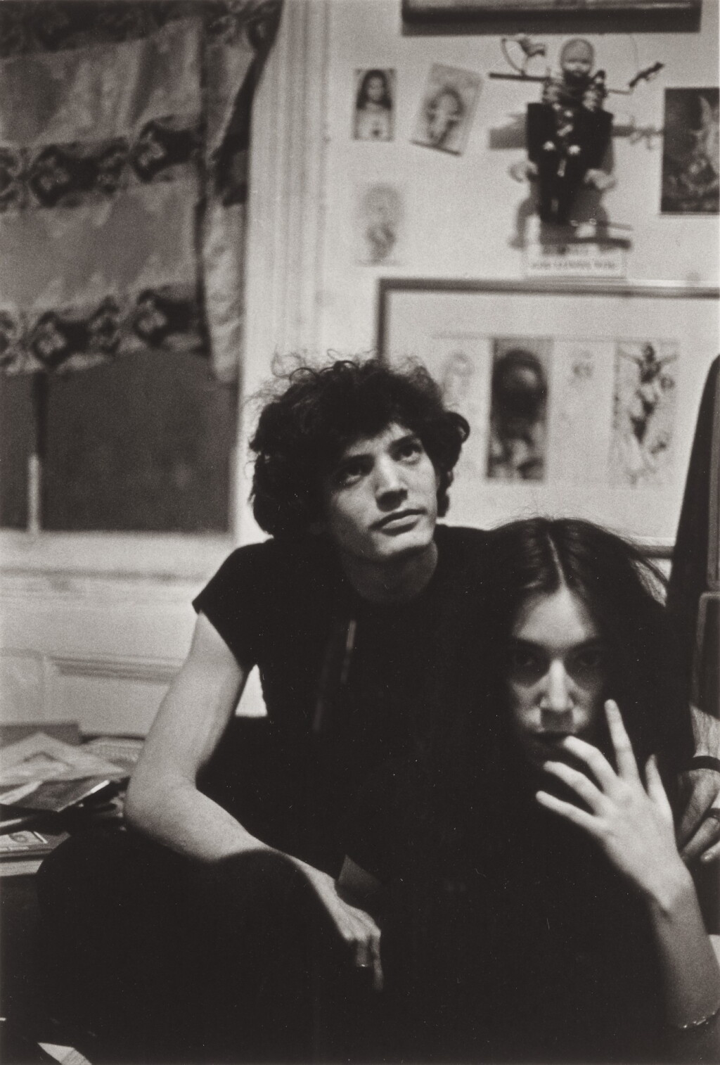 View full screen - View 1 of Lot 24. LLOYD ZIFF | 'ROBERT MAPPLETHORPE AND PATTI SMITH, BROOKLYN'.